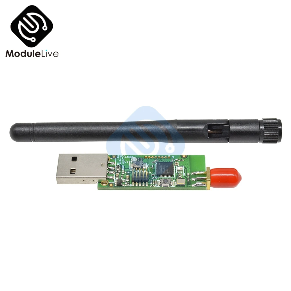 BLE 4,0 CC2540 CC2531 Zigbee Sniffer беспроводная Wifi плата Bluetooth ключ USB программист модуль загрузчика с внешней антенной