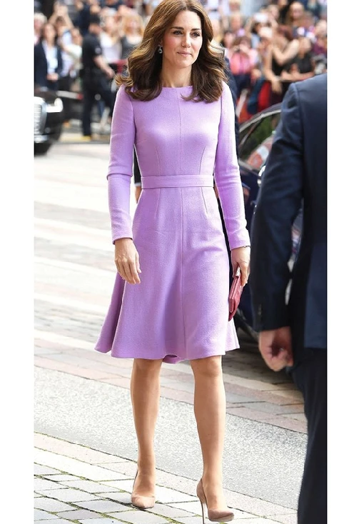 Noble Fashion Women Dresses O Neck High Waist A-Line Long Sleeve Dresses Knee Length Casual Street Style Office Lady Dress Z2776