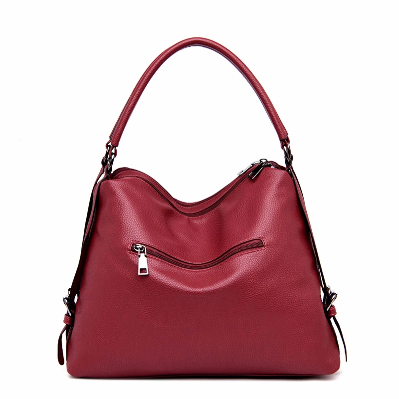 Goedkoop Luxe Handtassen Vrouwen Tassen Designer 2019 Vrouwelijke Zachte Lederen Schoudertas Bolsa Femininas Grote Capaciteit Tote Bag Vrouwelijke Sac Nieuwe