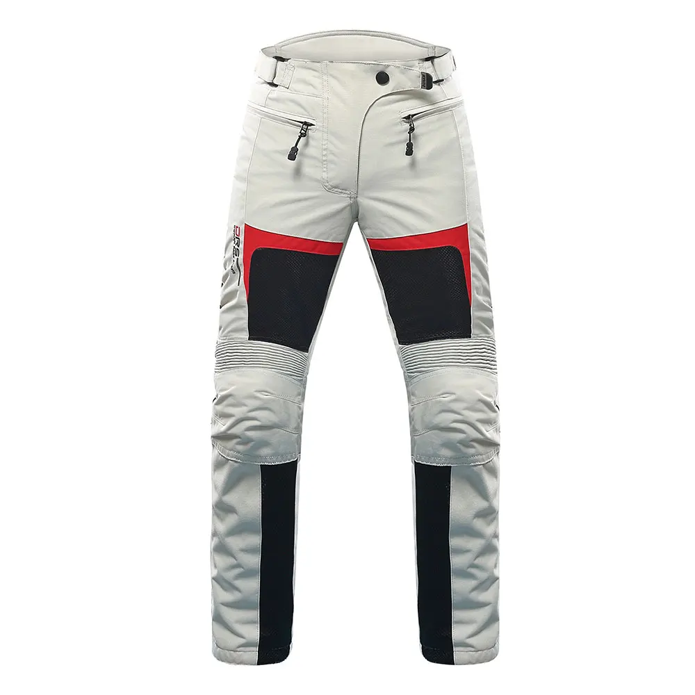 Gray Pants DUHAN мотоциклетная куртка мужская мотоциклетная куртка мотоциклетная Защитная Экипировка дышащая сетка Светоотражающие летние штаны для мотокросса - Цвет: Gray Pants