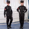 Kids Traffic Special Police Halloween Carnival Party Performance Policemen Uniforms Kids Army Boys Cosplay Costumes 110-160CM ► Photo 3/6