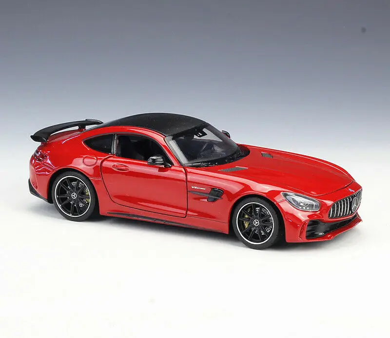 Welly 1:24 Benz AMG GT R GTR литая под давлением Модель гоночного автомобиля в коробке - Цвет: Красный