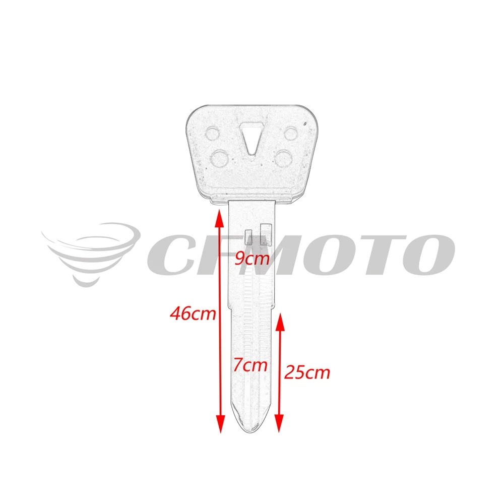 Мотоцикл без выреза двойной слот левый и правый ключ эмбрион подходит для Yamaha YZF XJR 1300 MT07 MT09 XJ6 TMax FZ8 FZ6 R1 R3 R6