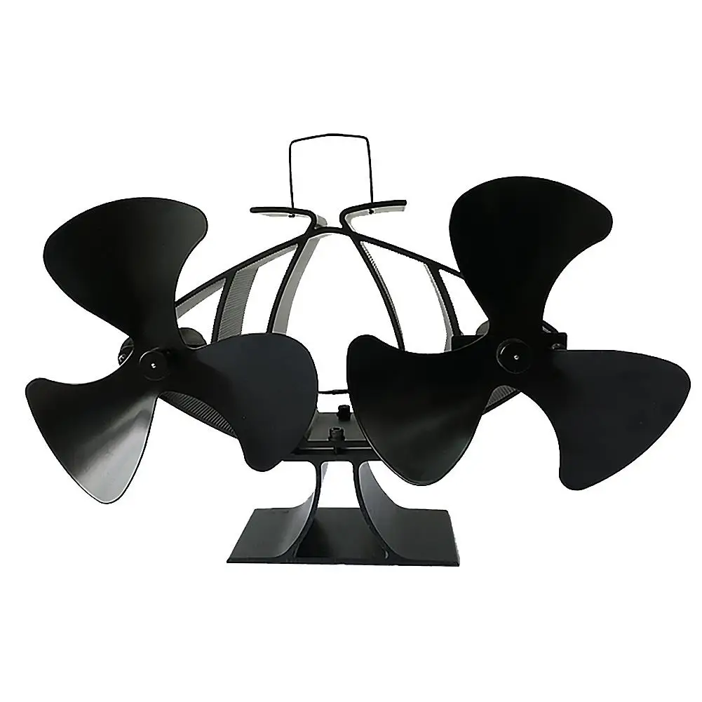 

Fireplace Fan Dual Motor 6-blade Hot Blast Stove Dedicated To Fireplace Wood Burning Furnace Fan