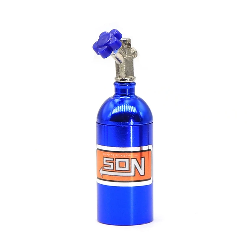 Metal Simulated NOS Nitrogen Bottle for 1/10 RC Crawler Car TRX4 Defender Bronco RC4WD D90 D110 Axial Scx10 90046 Blue | Электроника