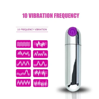 10 Speed Mini Powerful Vibrator Female Sex Toy Bullet USB Vibrator Clitoris Stimulator Masturbator Dildo Toys for Adult 18 6