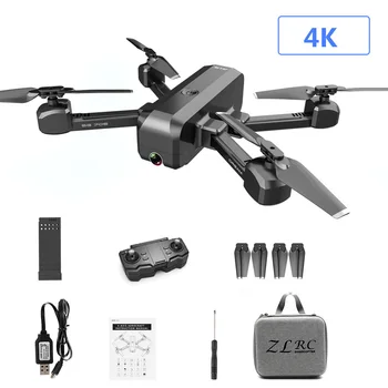 

SG706 4K 1080P HD Dual Camera Foldable Quadcopter Gesture Sensing Drone With Storage Bag/With Graphic Carton For Children- Black