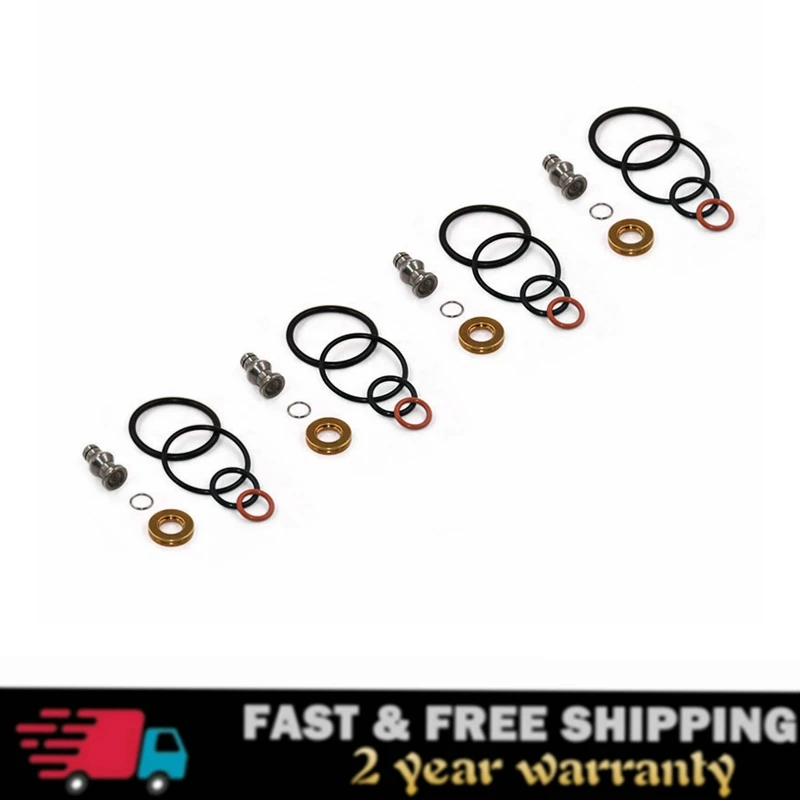 Car 4 Set PDE Injectors Seal Kit FOR Audi Seat for Skoda for VW #038198051 1417010997 038198051A/B Replacement Accessories injector repair kits