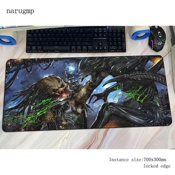 

Predator mouse pad 700x300x4mm gaming mousepad anime Natural Rubber office notbook desk mat Kawaii padmouse games pc gamer mats