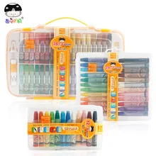 Настоящий продукт, мелок для мальчиков с дыней, 12-24, 36 цветов, детская ручка с рисунком граффити, большой объем, нетоксичный карандаш