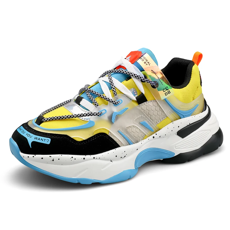 Zapatillas de tenis con plataforma Multicolor para Hombre, calzado  deportivo para gimnasio, trotar, novedad|Zapatos de tenis| - AliExpress