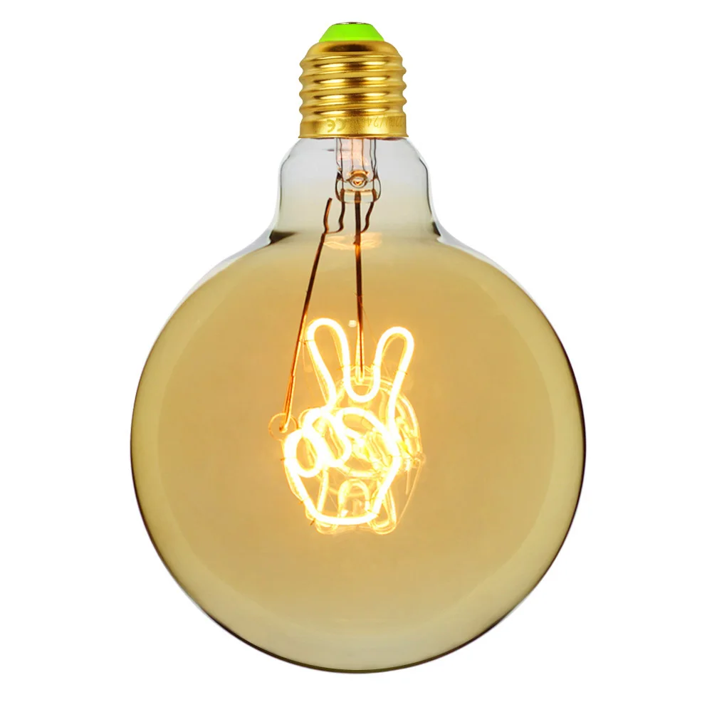 Марочные шарики edison G125Yeah Note светодиодная стрела лампа накаливания праздничные декоративные Ретро лампочки