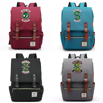 

2020 Fashion Snake's Chocolate Lighting Shop Buckle Children School bag Teenagers Student Schoolbags Women Bagpack Men Backpack