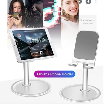 

Useful Tablet Holder Mobile Phone Holder Stand Mount Display Table Bracket Support Aluminum Alloy Rotatable Cell Phone Holder