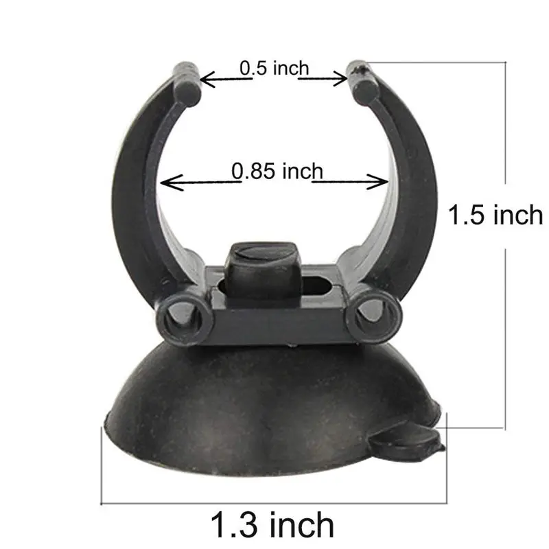 Aquarium Heater Suction Cups Suckers Clips 33Mm Dia Holders Clamps For Fish Tank Accessories,15 Pack Black