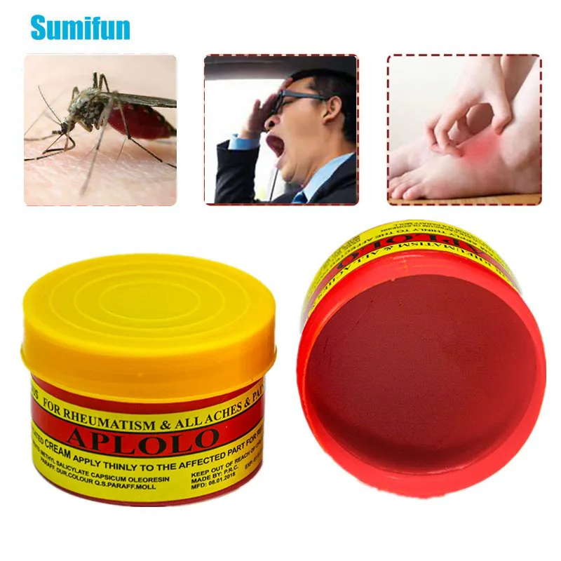 

Sumifun Anti-mosquito Cooling Balm Treatment Dizziness Headache Pain Relief Cream Muscle Rub Aches Ointment P0026