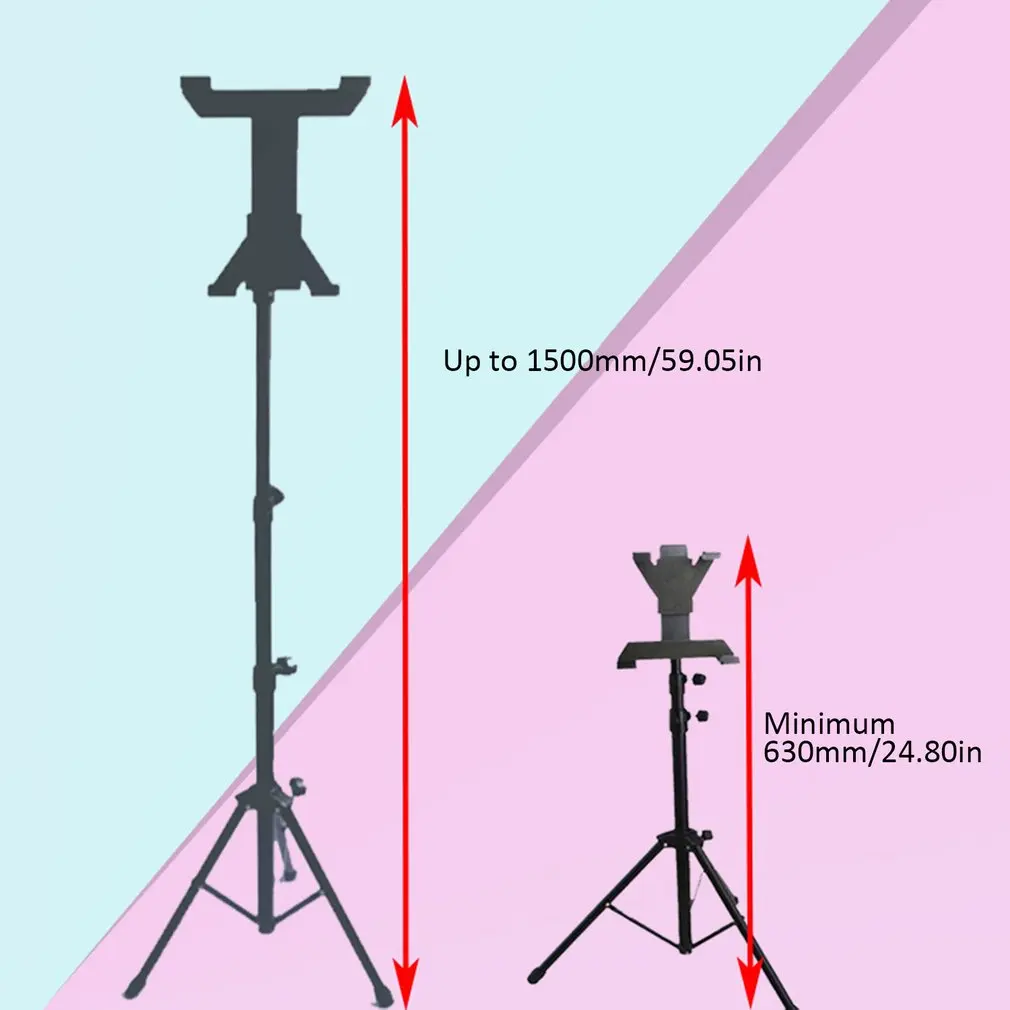 Для планшета штатив напольная стойка Гибкая треугольная стойка домашний кинотеатр кронштейн стойка для нот крепление поддержка для 7-12,5 дюймов