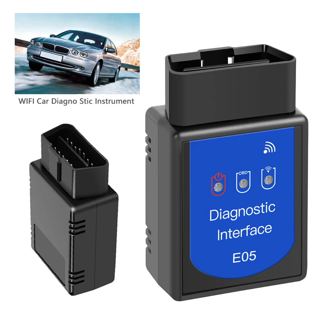 E05 OBD2 сканер EEOBD WIFI Автомобильный считыватель кодов двигателя ELM327 OBDII