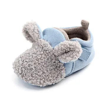 

Autumn and Winter Cute Baby Cotton Shoes Baby Children Warm Non-Slip Cover Heel Home Shoes Toddler Shoes