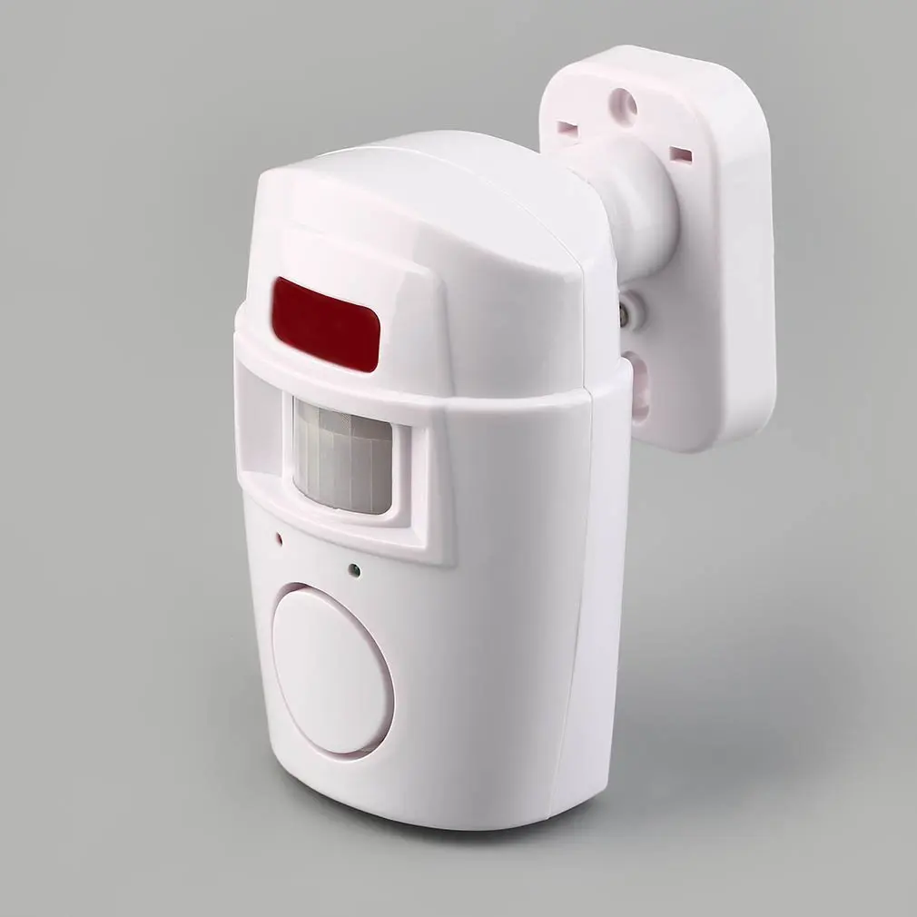 LESHP 105 dB MP Alert Infrared Sensor Alarm system 2 Remote Controller Wireless Home Security PIR Anti-theft Motion Detector