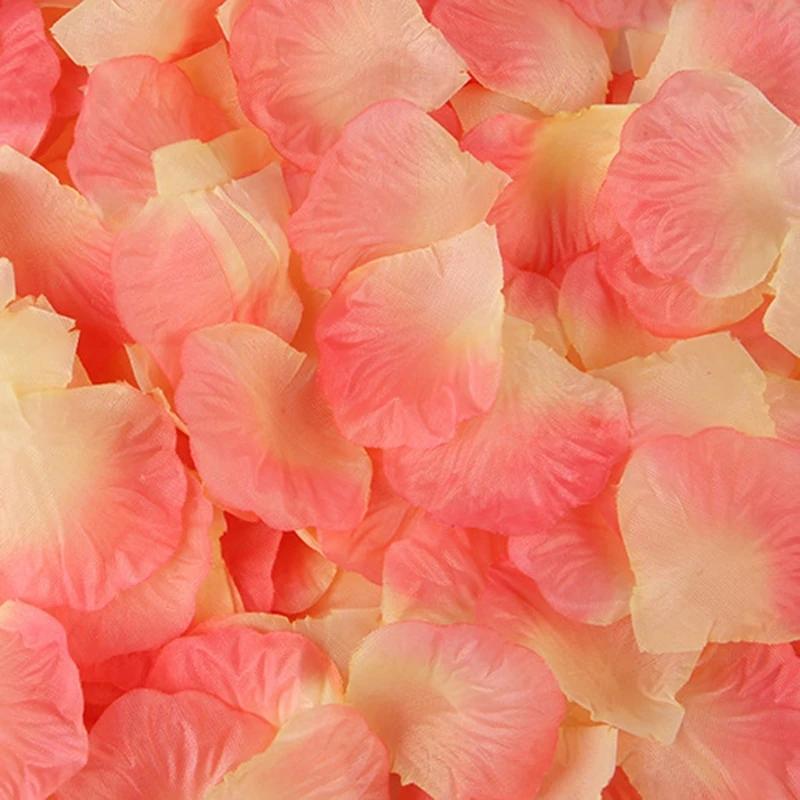 2000 шт Искусственные лепестки роз Свадебные Petalas красочные шелковые цветочные аксессуары - Цвет: 42