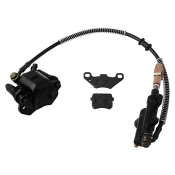 

Rear Brake Master Cylinder Caliper Assembly for 50Cc 70Cc 90Cc 110Cc 125Cc ATV Quad Taotao Boulder B1 Coolster 3050HD