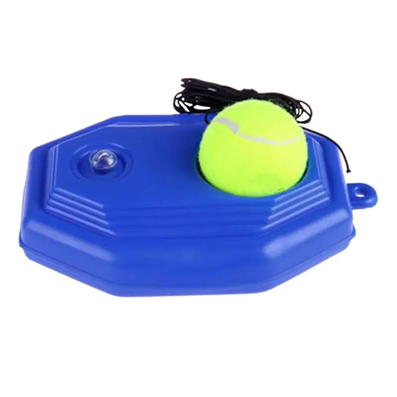 Теннисный Мяч Тренажер самообучения плинтус плеер тренировочная мишень инструмент питания с эластичной основа для резинки для волос