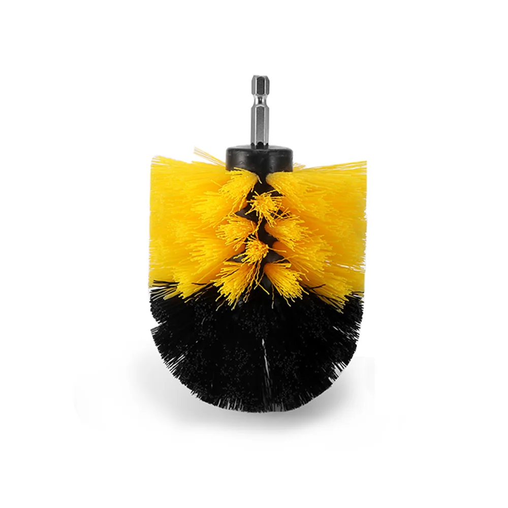 3,5 дюймовая электрическая Чистящая Щетка для пола дрель, электроинструмент для удаления упрямых пятен на камне Mable керамическая плитка желтый