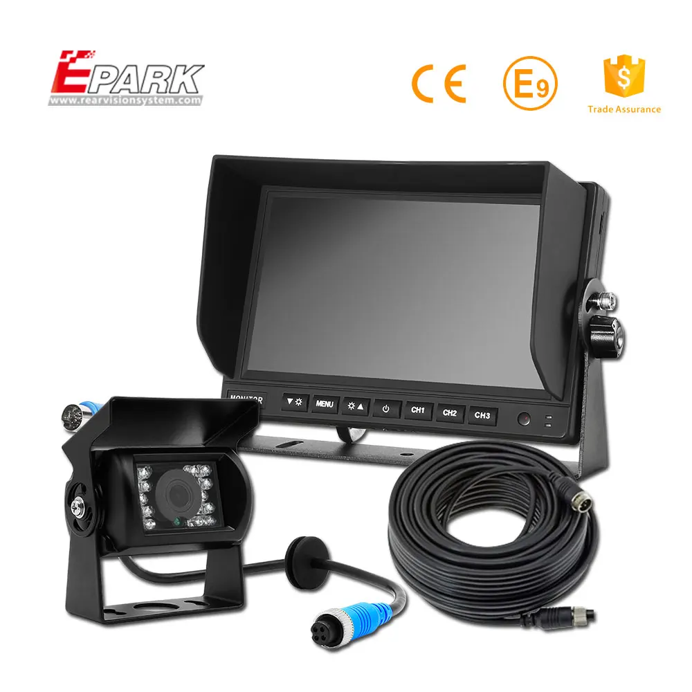 

7 Inch tft color digital car reverse monitor with touch buttons