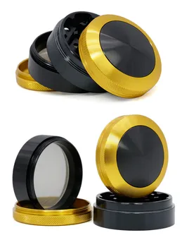 

Big Herb Grinder Weed 63mm 4 Layer Convex Cover Hight Quality Tobacco Grinder Crusher Weed Accessories