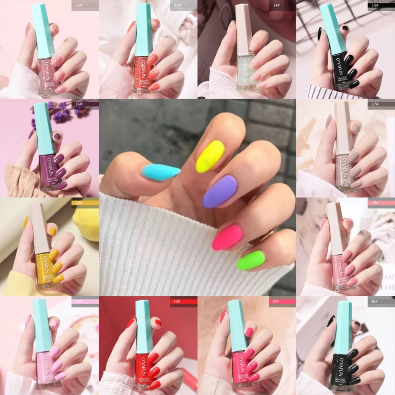 

20color Nail Polish Quick-drying Water-based Peelable and Peelable Nail Art Polish That Does Not Fade and Whitens In Summer 10ml
