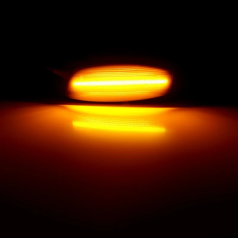 Динамический светодиодный сигнальный светильник с боковым маркером для peugeot 207 308 3008 5008 для Citroen C3 C4 C5 Автомобильная Поворотная сигнальная лампа(2 шт
