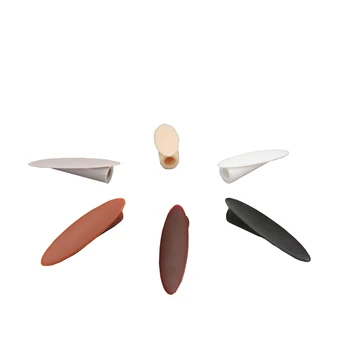 Agujero de bolsillo oblicuo de plástico, con cabezal para tornillos, cubierta para agujero de bolsillo de 9mm, accesorios para carpintería, 100 Uds. 2