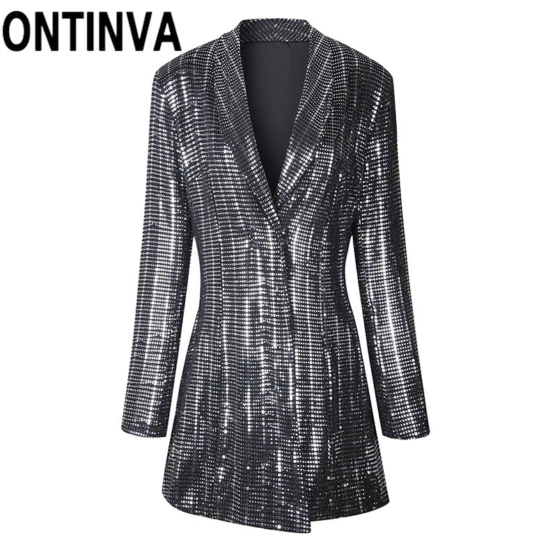 bling blazer dress