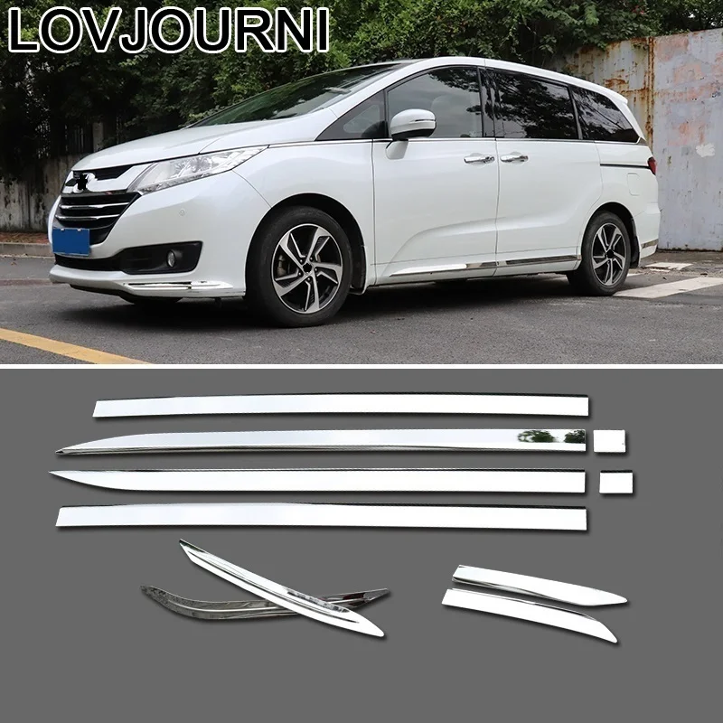 Body Exterior Automovil Auto Automobile Car Styling Sticker Strip Bright Sequins Accessories Covers 15 16 17 FOR Honda Odyssey | Автомобили