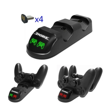 

PS4 Accessories For PS4 Controllers Charging Station/Dock Charging LED Indicator Charger for Playstation Dualshock 4 Joystick
