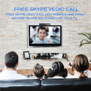 

With IR Remote Wireless HD Webcam Digital Video Conference ABS Set Top Box Bluetooth 4.0 1080P Streaming Recording 2.4 G