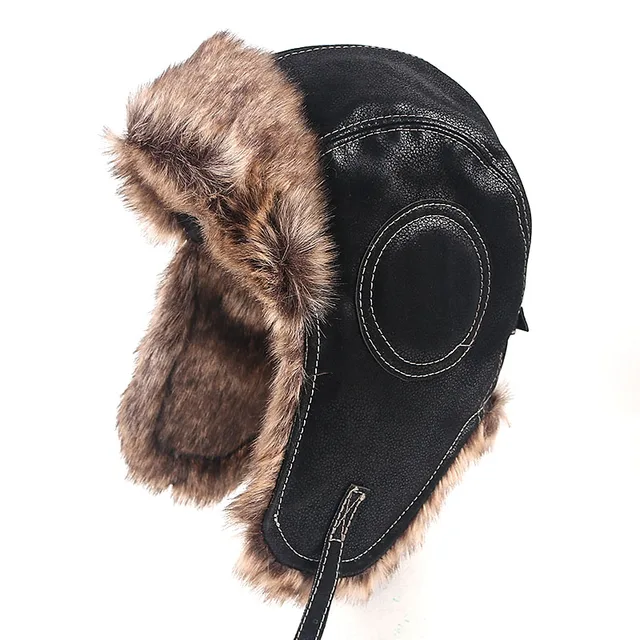 Winter 2021 ushanka Russian fur Wool 