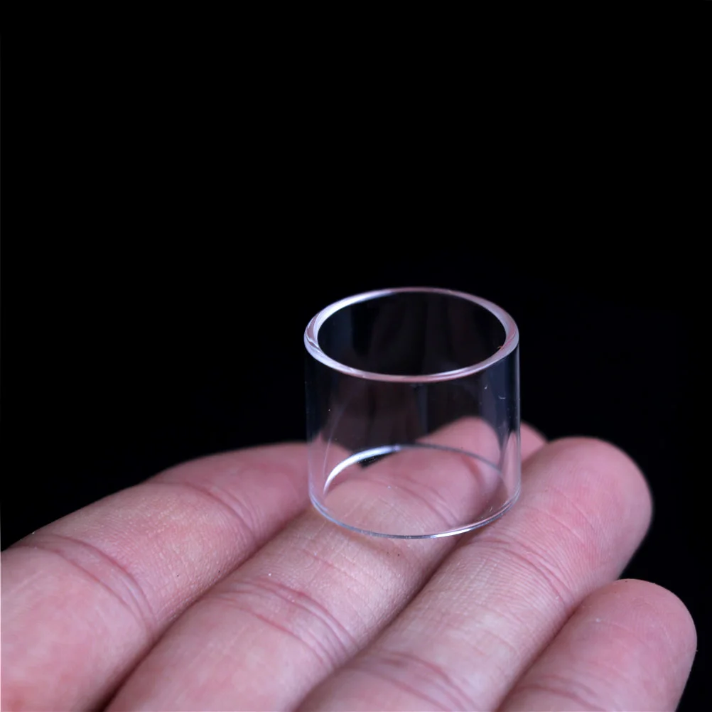 Replacement Transparent Glass Tube Tank Cap For SMOK Clear Glass Tube Cap For For Micro TFV4 3.5ml Tank Mod Box 2.2 X 1.8cm