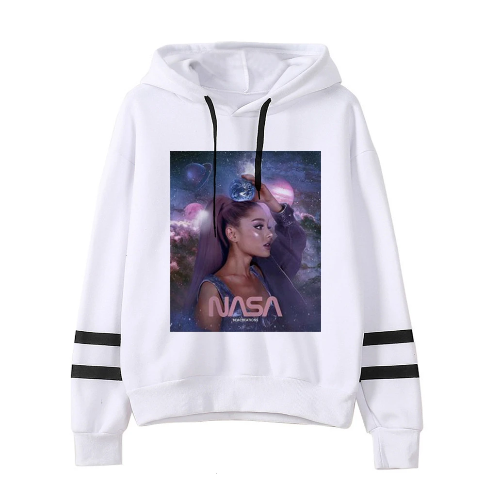Ariana grande, Женская Толстовка без слез, для плача, худи, одежда с принтом, пуловер, толстовки, женские, Harajuku, kawaii, уличная одежда - Цвет: 615