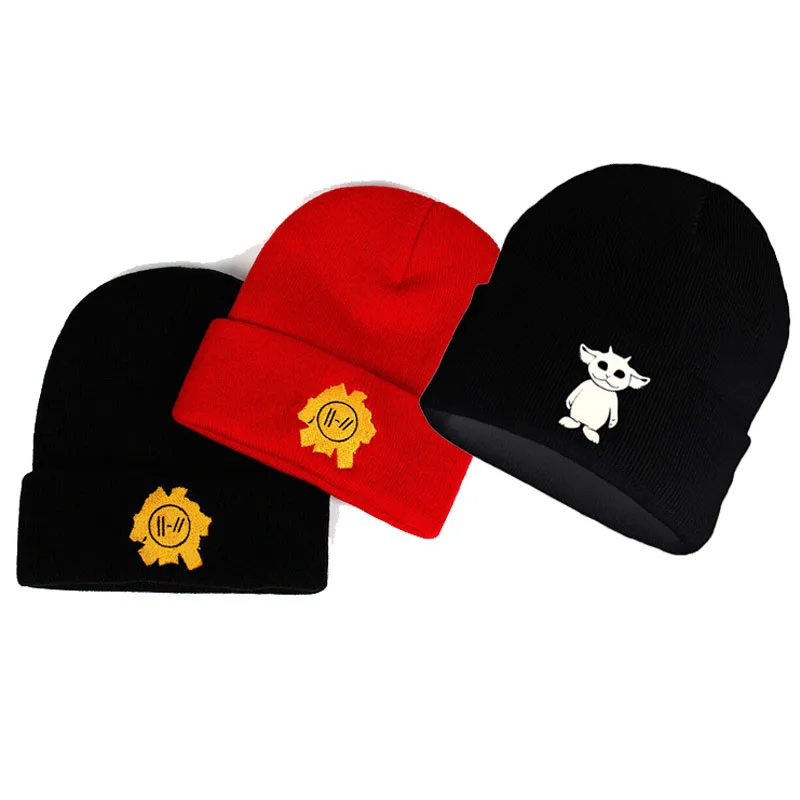 Twenty One Pilots-gorro de punto bordado, accesorios para disfraz de - AliExpress para la ropa