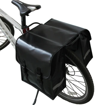 

Super sell-Bike Rear Bag Waterproof Bike Pannier Bicycle Rear Tail Seat Trunk Bag Bycicle Rack Bag