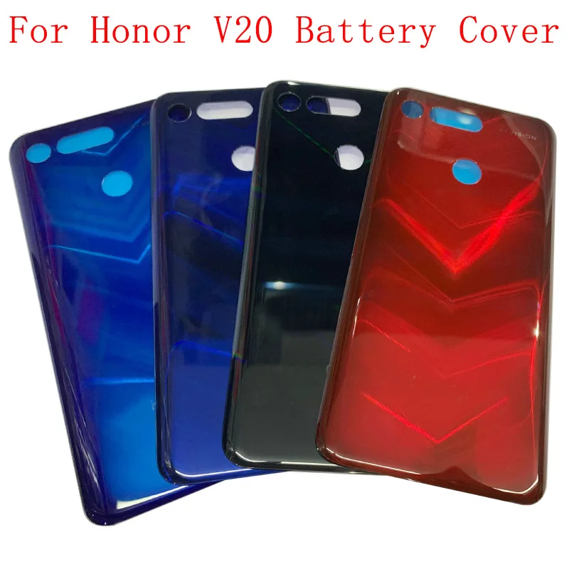 Housing Case Back Glass Battery Cover Rear Door Panel For Huawei Honor V20 View 20 Replacement | Мобильные телефоны и