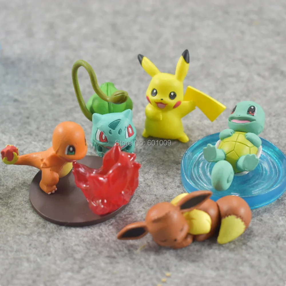 Фигурки героев Pika Bul 3-5 см 5 шт. в розницу | Игрушки и хобби