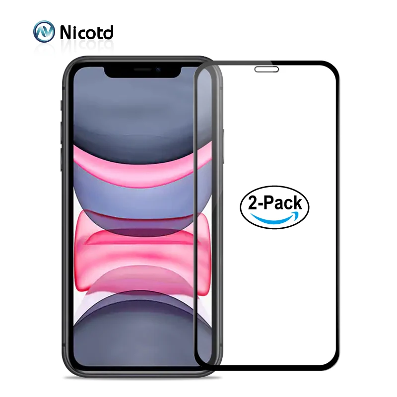 Защитное стекло закаленное 9H для iPhone 7/8 Plus/X/XS Max/XR/5/6/11 Pro Max 2 шт.|Защитные стёкла и