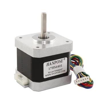 

Nema17 Stepper Motor 42mm motor Nema 17 motor 42BYGH 1.7A (17HS4401) Step Stepping motor 4-lead for 3D printer CNC engraver