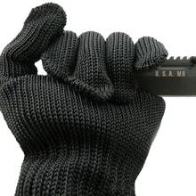 Static Resistance Glove Stainless Steel Wire Safety Work Anti-Slash Cut Proof FC personal Cut resistant work gloves