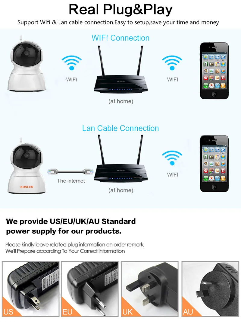 Умная Wifi HD 1080P ip-камера ночного видения двухсторонняя аудио Смартфон пульт дистанционного управления безопасность домашнего офиса Беспроводная ip-камера