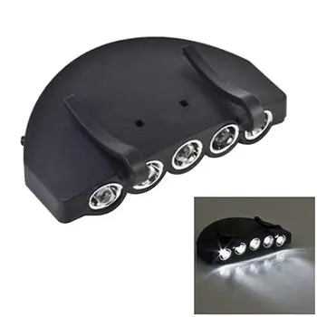 

5 LED Headlamp Flash Cap Hat Torch Head Light Ultra Bright Outdoor Riding Bulb Lightweight Fishing Camping Accessary
