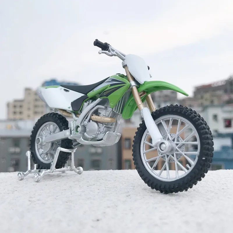 Maisto 1:18 Scale Alloy Motorbike Model Toy Off Road Mountain Bike KX250F Simulation Motorcycle Models Collectible Kids Toys